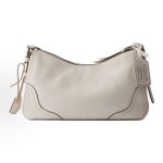 PRADA Aimee Borsa a spalla letter-branded adjustable shoulder bag for women in beige